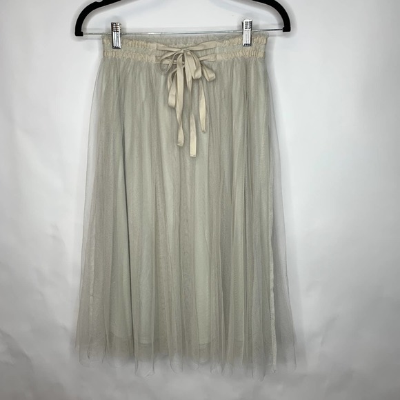 Lauren Conrad Dresses & Skirts - Lauren Conrad Balletcore Cream Tulle Skirt NWT Sz XS